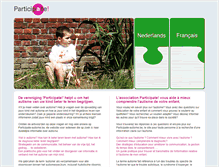 Tablet Screenshot of participate-autisme.be